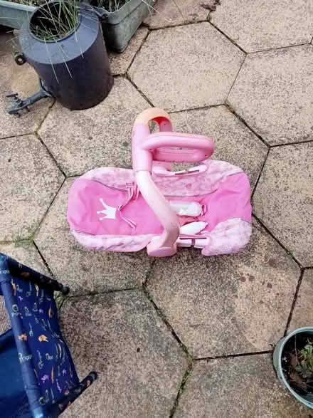 Photo of free Dolls carrier and small cot (Carnforth LA5) #1