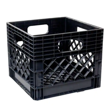 Photo of 16-quart rigid plastic milk crates (Groton) #1