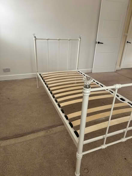 Photo of free Next white single bed (Dagenham RM10) #2