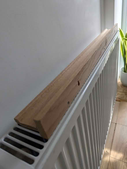 Photo of free Oak picture shelf (Emerson Park RM11) #1