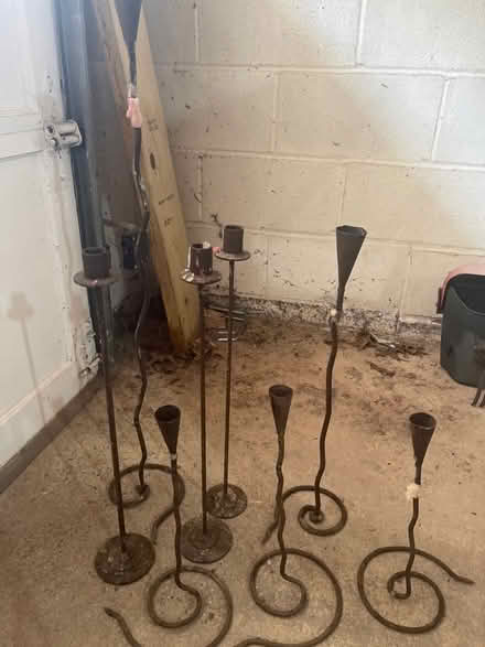 Photo of free Metal candle sticks (Bridgewater NJ) #4