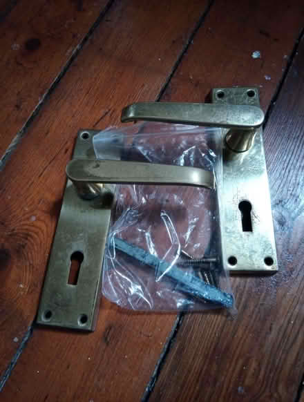 Photo of free Brass door handles (Drylaw EH4) #1