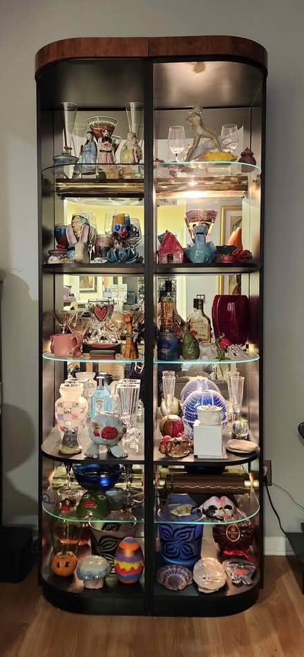 Photo of free Lighted Curio / Display Cabinet (Millwood, NY (Taconic Exit 8)) #1