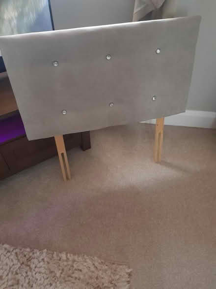 Photo of free grey headboard (sinfin derby) #1