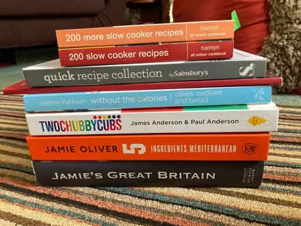 Photo of free Eight Brilliant Cook Books (Ravensden MK44) #1