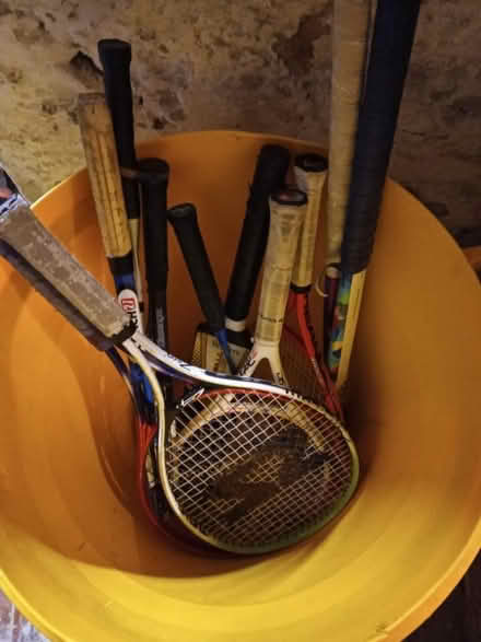 Photo of free Tennis rackets and hockey sticks (Taunton) #1