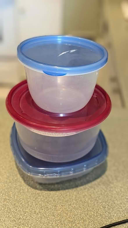 Photo of free Plastic containers (James & Kent) #1