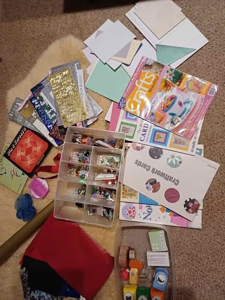 Photo of free Craft/Card making materials (Steyning BN44) #1