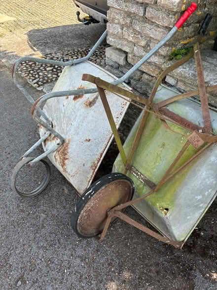 Photo of free Two Rusty Wheelbarrows (Weston-super-Mare BS23) #1