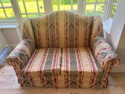 Photo of free 2 seater sofa (Great Alne B49) #2
