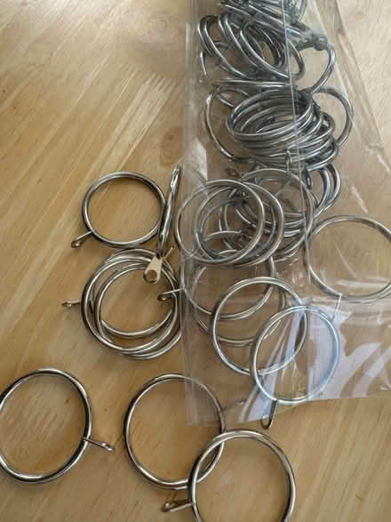 Photo of free Shower Curtain Hoops (CT13) #1
