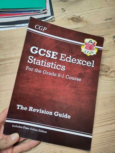 Photo of free GCSE Edexcel Statistics book (TW18) #1