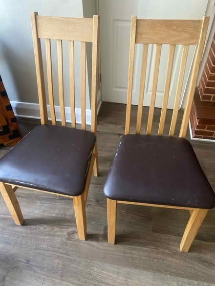 Photo of free 6 Dining Room Chairs (KT10) (Hinchley Wood) #4