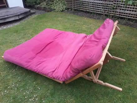 Photo of free Futon sofa/bed (Kelvindale G12) #2