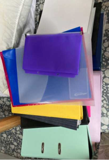 Photo of free Multiple ring binders & plastic envelopes (Fishponds BS16) #1