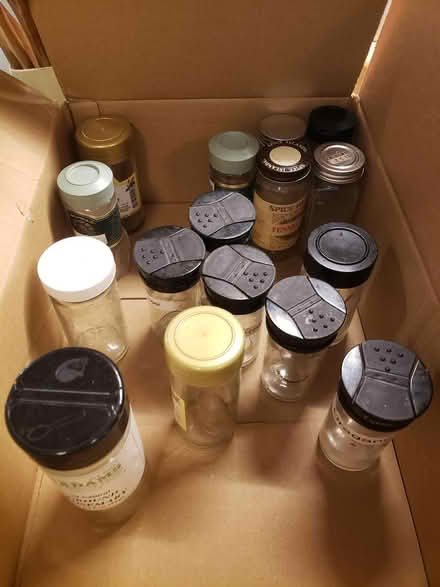 Photo of free Various empty spice (?) Jars (Ulster Park) #1