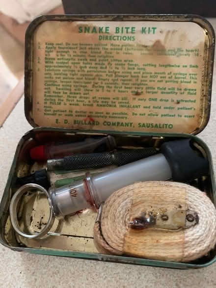 Photo of free Vintage Snake Bite Kit (NE Bellevue) #2