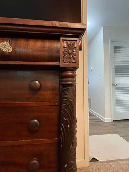 Photo of free Antique mahogany dresser (Roswell) #2