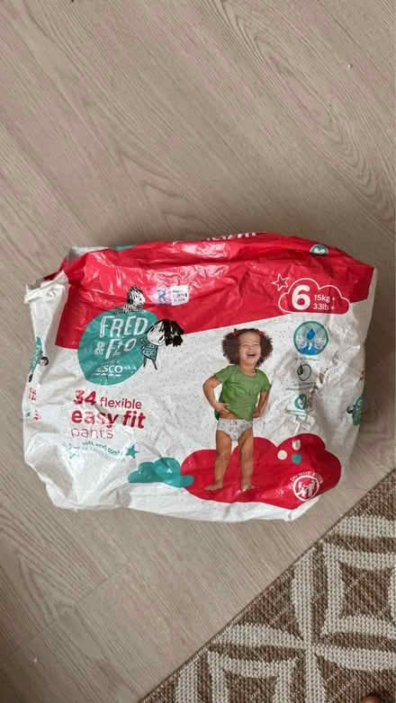 Photo of free 5 Nappies Left Size 6 (London, NW10) #1