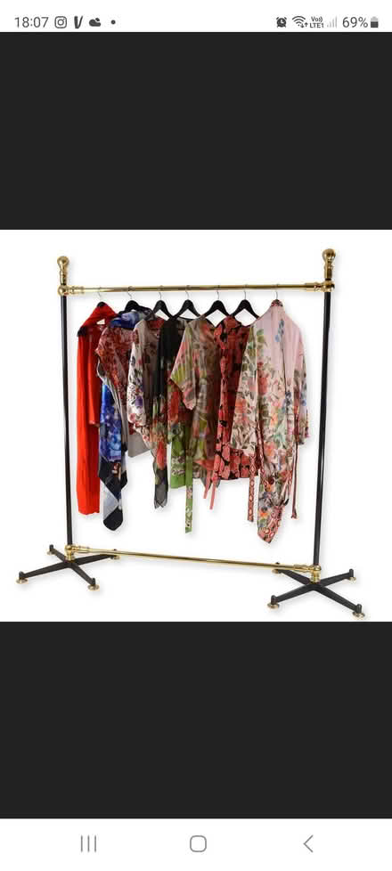 Photo of Clothes hanging rail (Bernards Heath AL3) #1