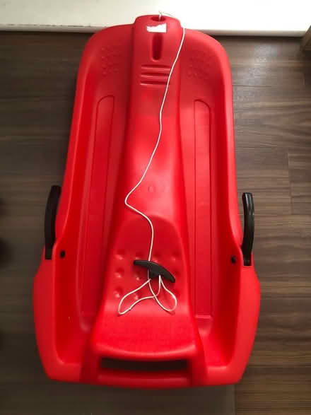 Photo of free Red Toboggan used once (SW153AP) #1