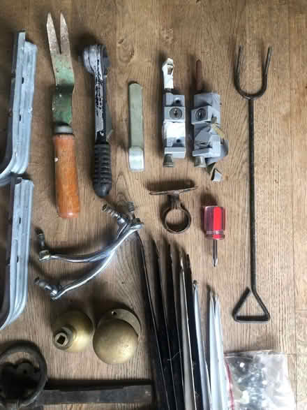 Photo of free Box of ironmongery and tools brackets etc must go as one (Wallands Park BN7) #4