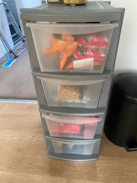 Photo of free Grey plastic drawers (Dyke road BN1) #1