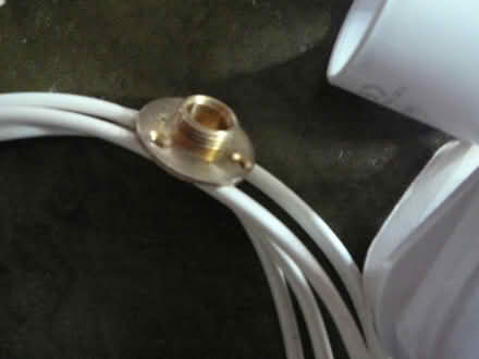Photo of free BC Light fitting for wooden lamp (SG17 (Shefford)) #2