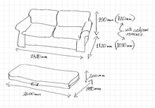 Photo of free Large IKEA Sofa bed (Trowbridge BA14) #4