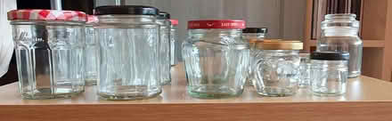 Photo of free 22 clean glass Jars Mixed Sizes (Newton Hill WF1) #2