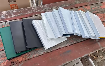 Photo of free 14 gently used three-ring binders (Long Beach/Lakewood) #1