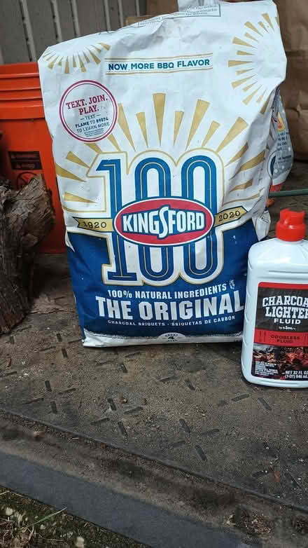 Photo of free Charcoal Briquets and Lighter Fluid (College Park Woods) #1