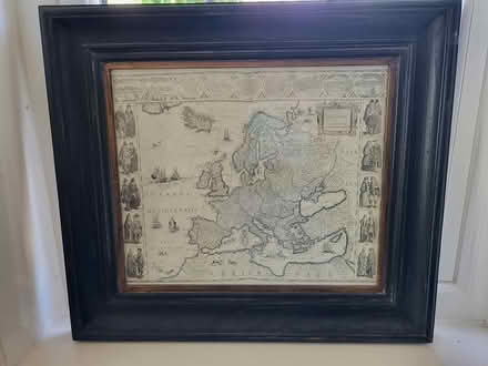 Photo of free Antique framed map (Hallam Fields, Ilkeston) #1