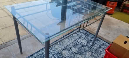 Photo of free Glass Dining Table (Harold Hill RM3) #4
