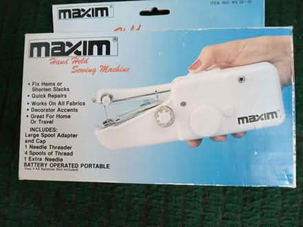 Photo of free handheld sewing machine (Nyetimber PO21) #1