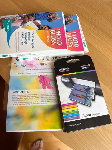 Photo of free Photo inkjet paper (Teddington TW11) #1