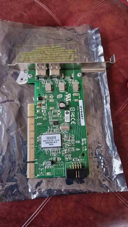 Photo of free Firewire PC card (Dunfermline KY12) #1
