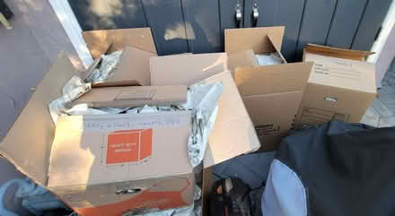 Photo of free Moving boxes and wrapping (Near Shoreline/El Camino Real) #2