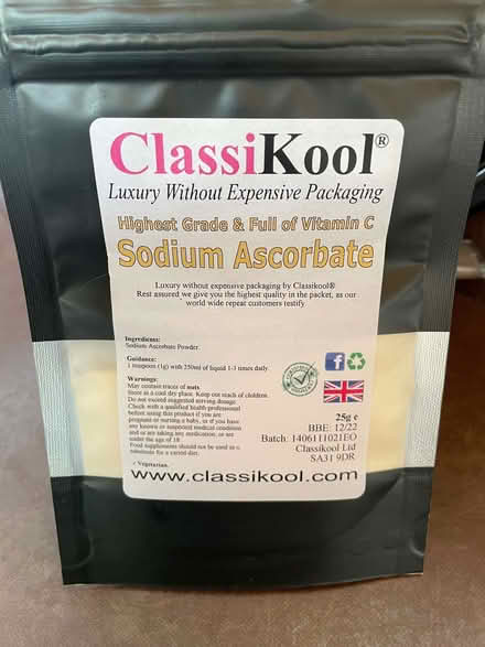 Photo of free Sodium Ascorbate (Littleworth OX33) #1