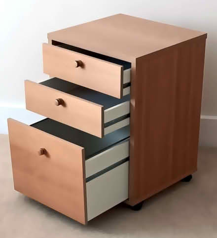 Photo of free desk top and filing pedestal for home office (Chippenham SN15) #2