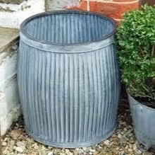 Photo of Galvanised dolly tub (old wash tub) (Barnston CH61) #1