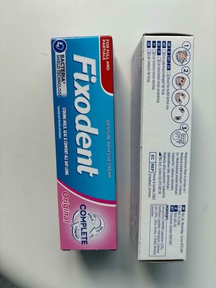 Photo of free Denture adhesive creams (NW3) #1