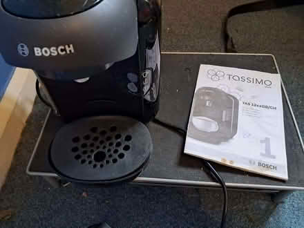Photo of free Tassimo machine, stand, and reusable pods (Hinckley LE10) #1