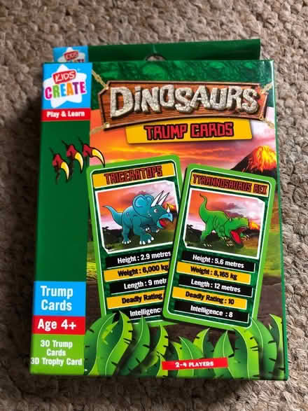 Photo of free Dinosaurs Trump Cards (Oxford OX4) #1