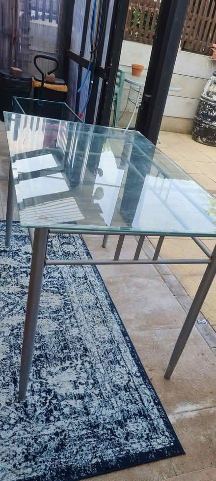 Photo of free Glass Dining Table (Harold Hill RM3) #3
