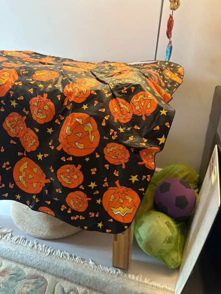 Photo of free Halloween picnic tablecloth (Palisades, NW, WDC) #1