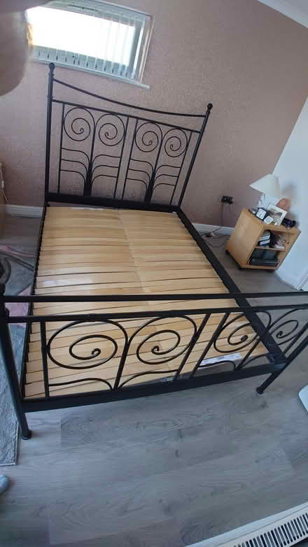 Photo of free IKEA metal frame double bed (Idle BD10) #1