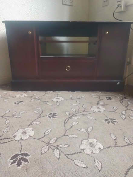Photo of free Corner Wooden TV stand (Morecambe LA4) #1