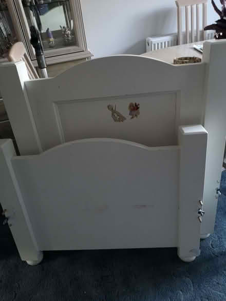 Photo of free White wood single bed (Broadwater SG2) #3