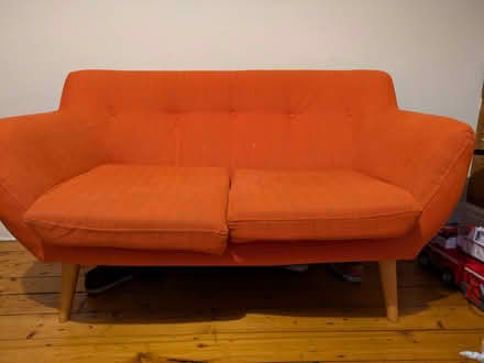 Photo of free Orange sofa (Chorlton M21) #1
